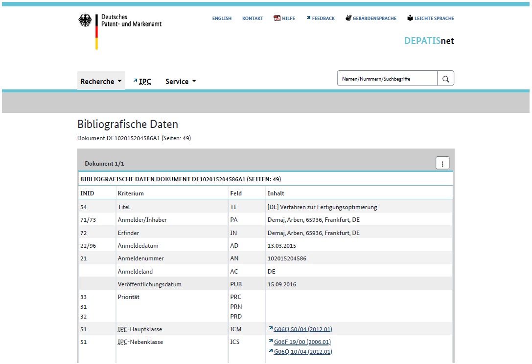 Patent Certificate Thumbnail